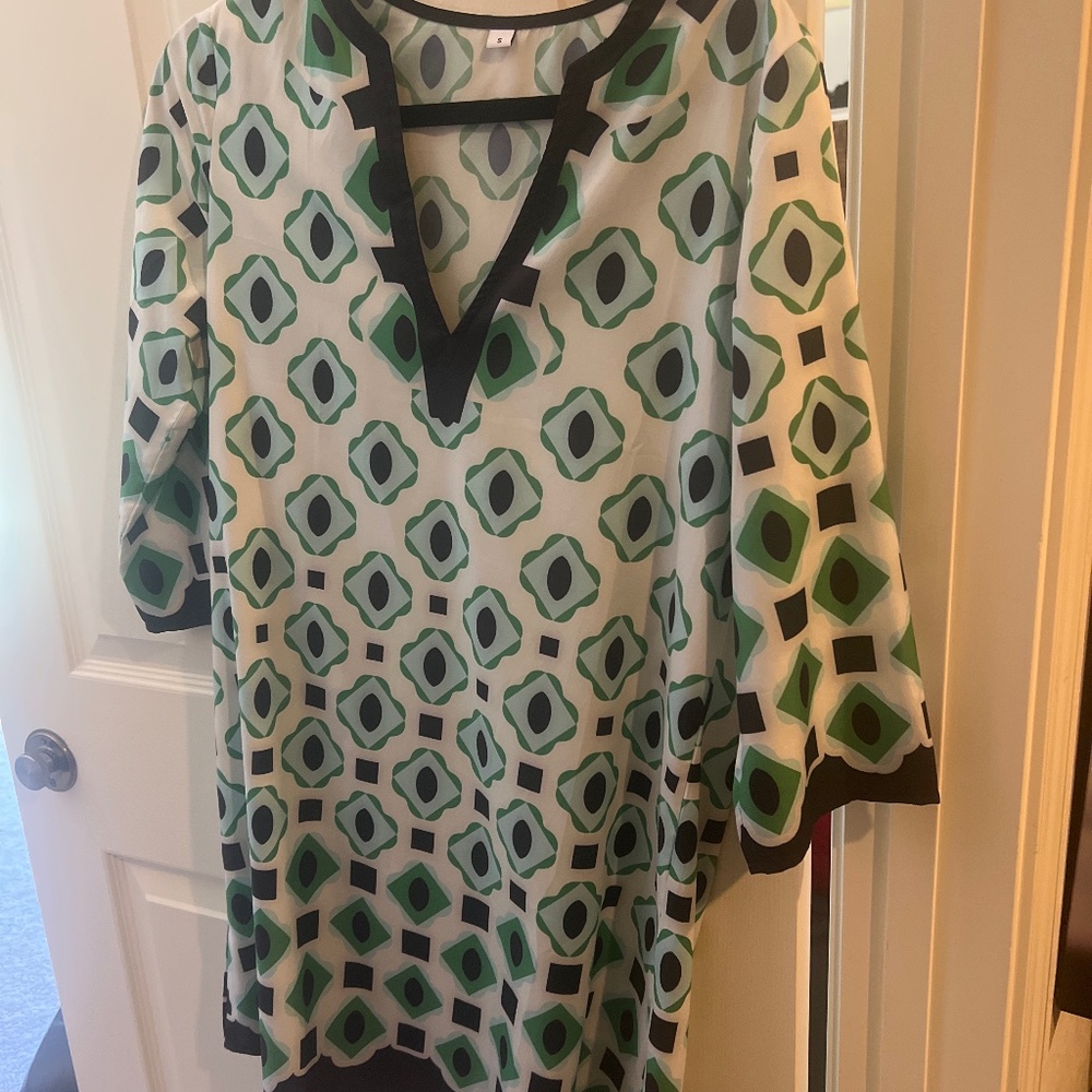 Lightweight boho dress or long shirt with leggings